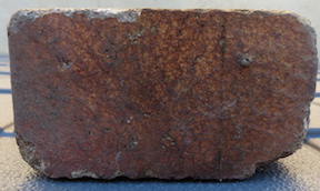View of the end of the A.F.B.CO. firebrick.