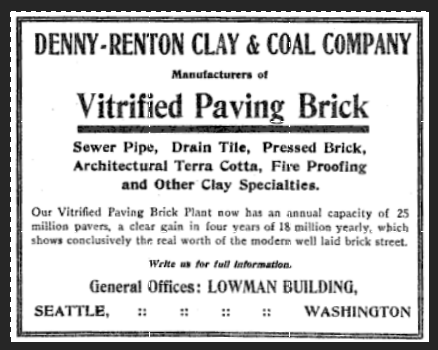 Advertisement of the Denny Renton Company