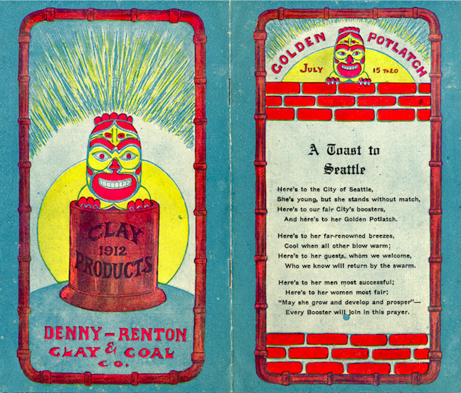 Match cover of the Denny-Renton Clay & Coal Company.