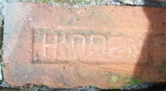 View of the marked face of the Hidden common brick.