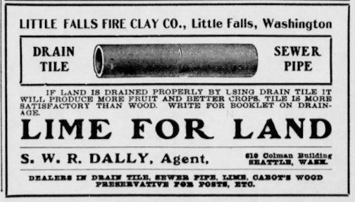 Little Falls Fire Clay Company advertisement.